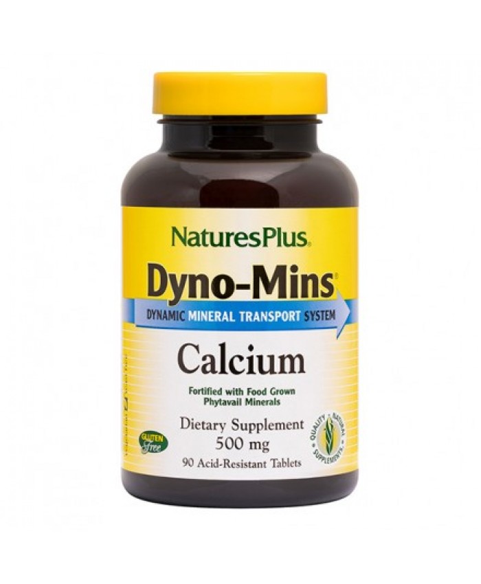 Nature's Plus Dyno-Mins Calcium 500mg 90tabs